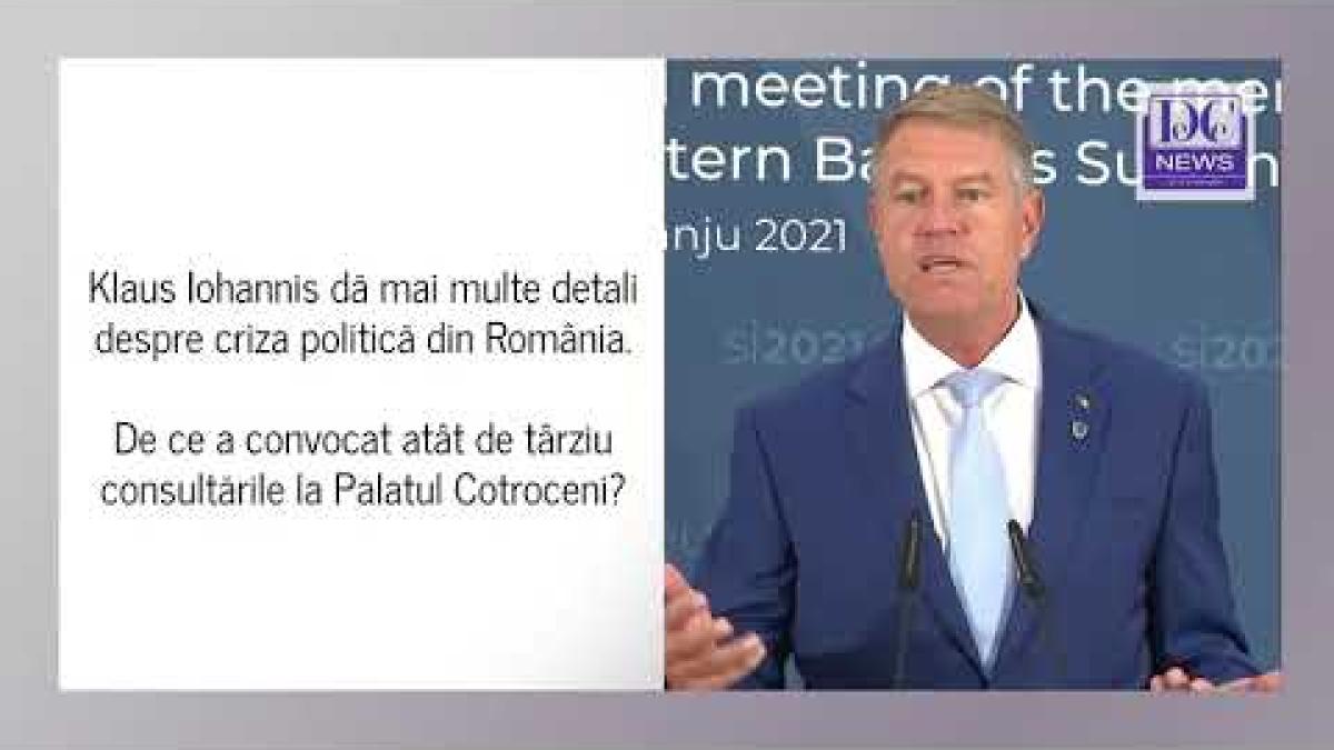 Iohannis vine cu detalii despre criza politică din România. De ce a convocat târziu consultările