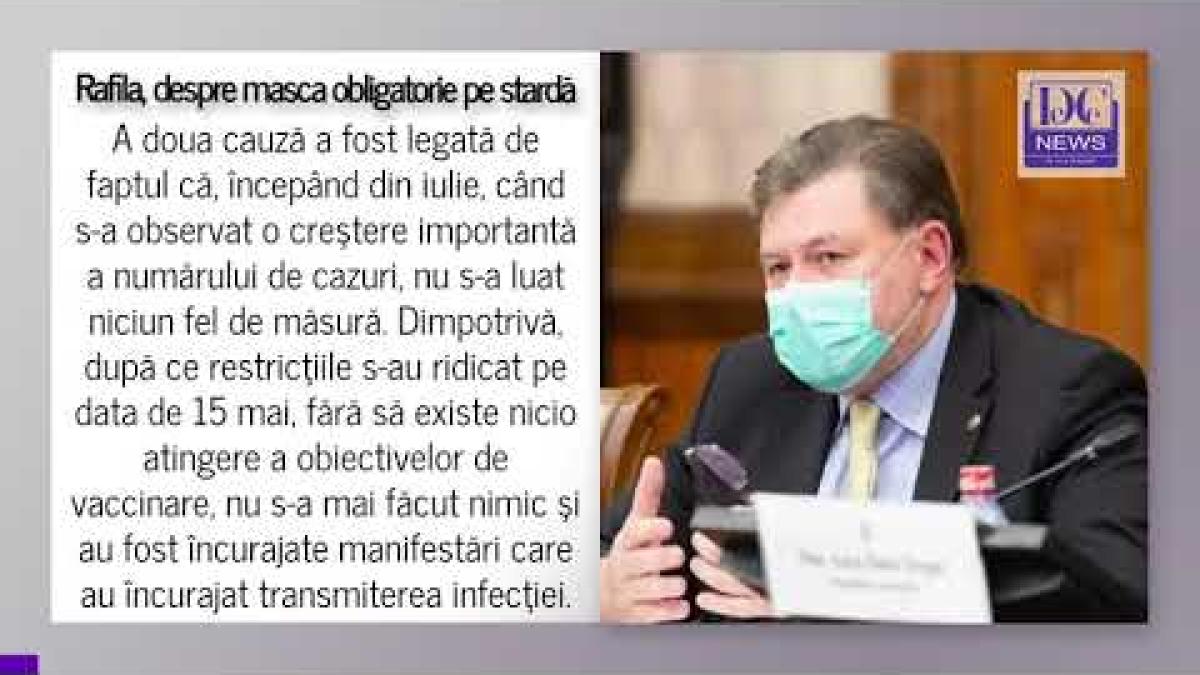 Rafila, despre portul măștii obligatoriu. „Nemulțumirile să fie adresate celor care nu au acționat”