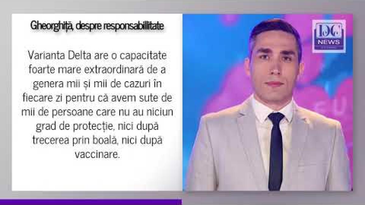 Gheorghiță, despre cei care ajung la ATI: Mâine pot fi prietenii, rudele noastre