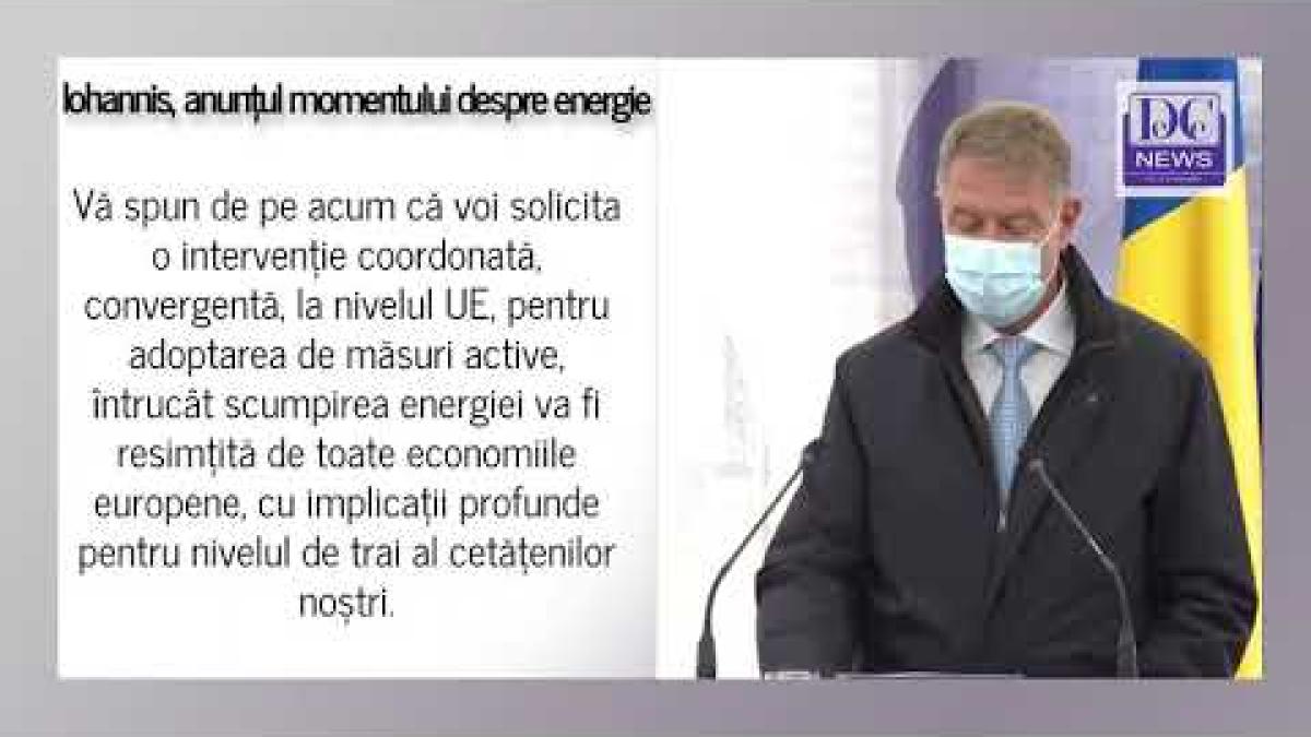 Prețuri mari la energie. Iohannis, anunțul zilei