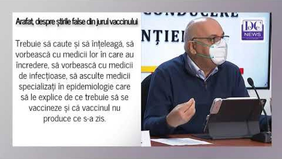 Arafat, replică după ce a spus Șoșoacă de vaccin și infertilitate. „Să vorbească cu medicii lor”