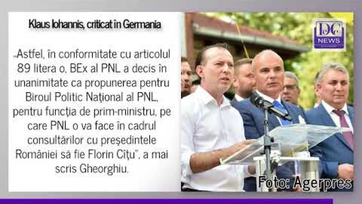 Florin Cîțu, propunerea de premier a PNL la consultările de la Cotroceni