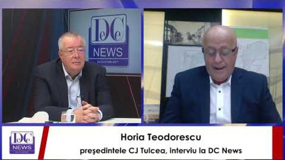 Horia Teodorescu, preşedintele CJ Tulcea, interviu la DC News