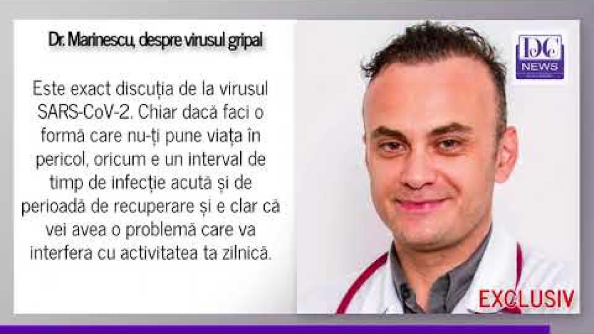 Dr. Marinescu, despre gripă. Este o epidemie ignorată de populație deși există vaccin