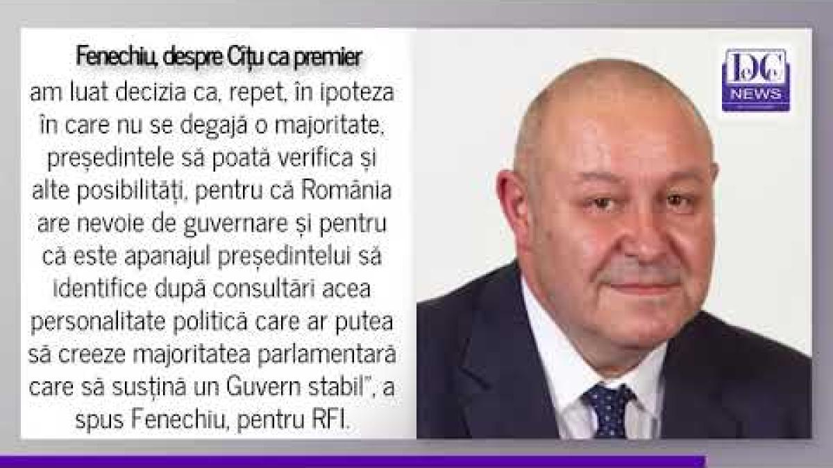 Fenechiu (PNL) spune că variante de premier sunt și Bode sau Ciucă. „Există și alte nume”