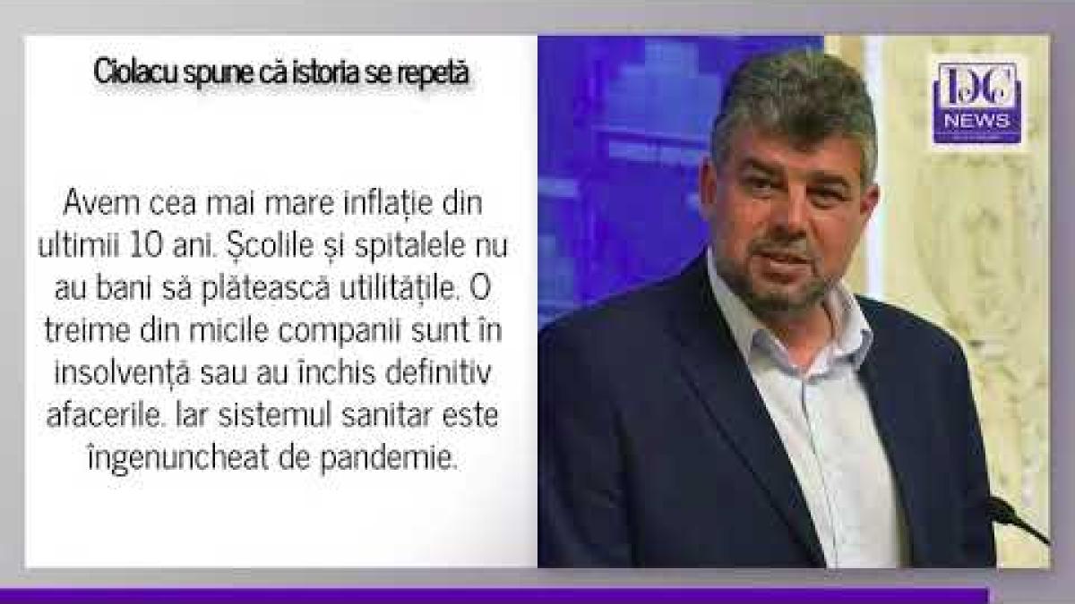 Ciolacu acuză PNL și USR că întorc România în anii 1996-2000. „O altă Convenție Democrată”