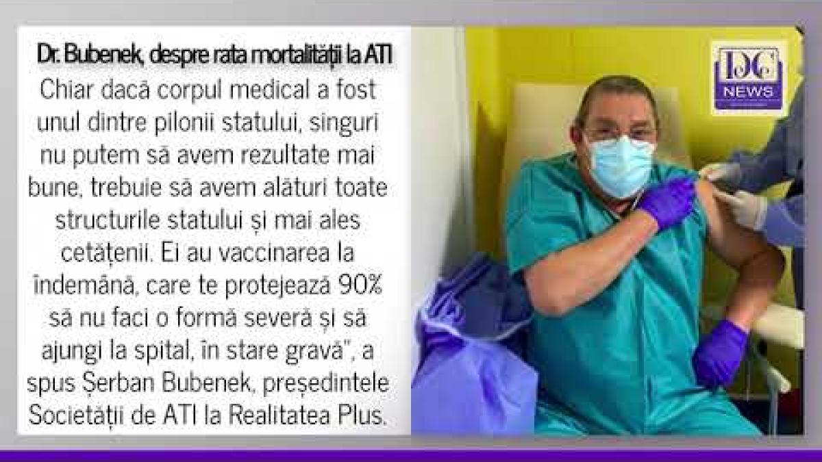 Dr. Șerban Bubenek: Rata de supraviețuire la ATI e de 50%