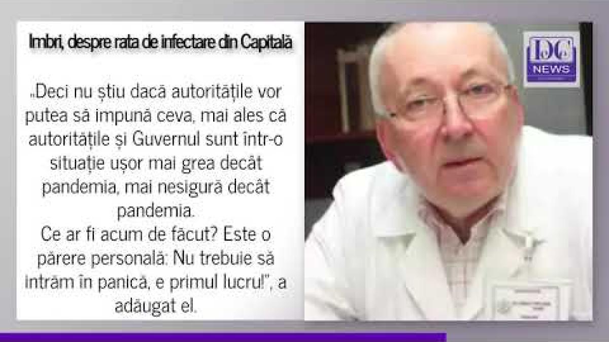 Imbri spune că nici LOCKDOWN-ul nu mai salvează România. „Vaccinul te ajută să nu ajungi în sicriu”