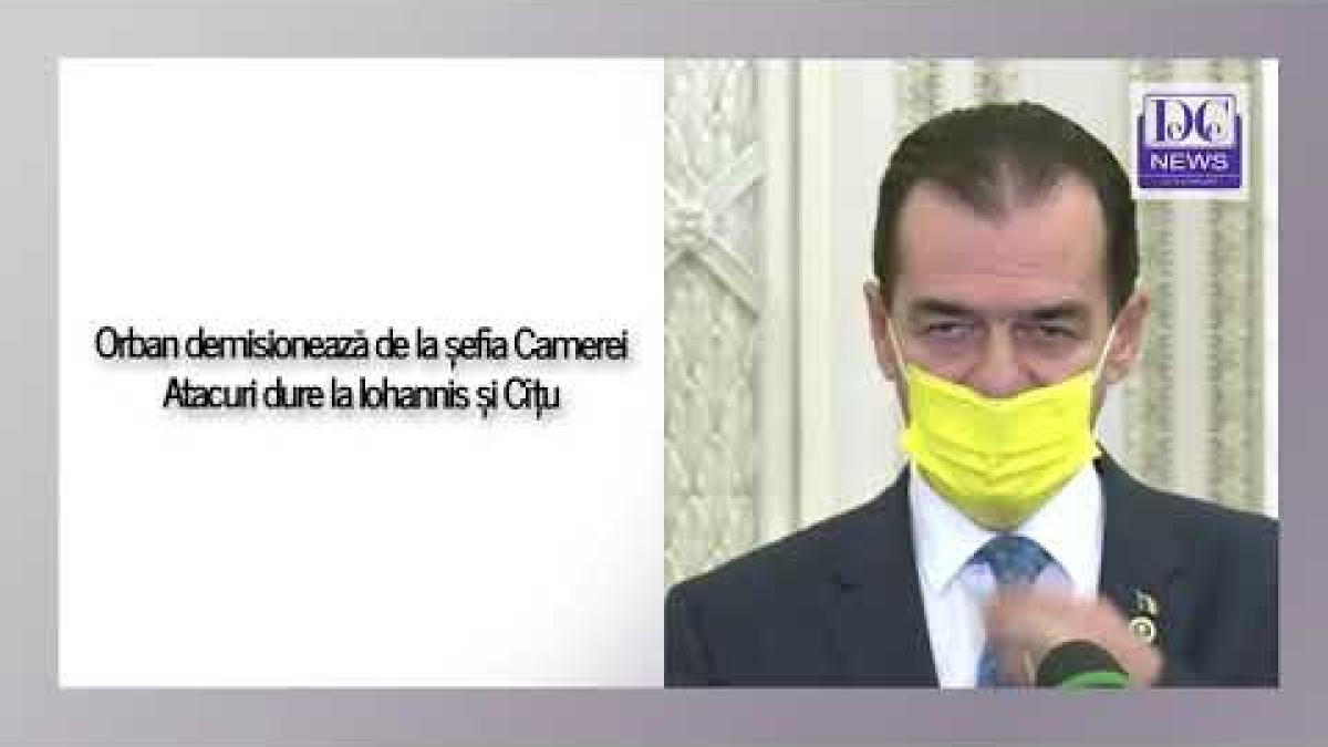 Iohannis și Cîțu, puși la pământ de Orban. Atacuri dure în momentul anunțării demisiei din funcție