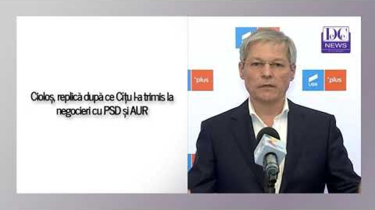 Cioloș cere responsabilitate din partea PNL. Cîțu îl trimisese la negocieri cu PSD și AUR