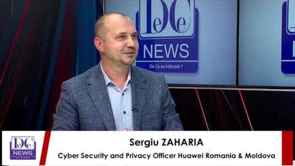 Totul despre securitatea supply-chain. Sergiu Zaharia (HUAWEI) şi Oana Buzianu (Wintech), la DC News