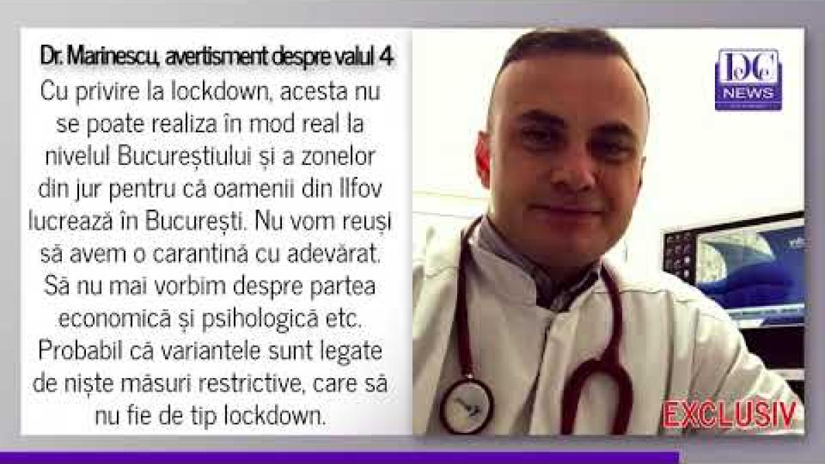 Medicul Adrian Marinescu: Nu vom reuși să avem o carantină în adevăratul sens al cuvântului