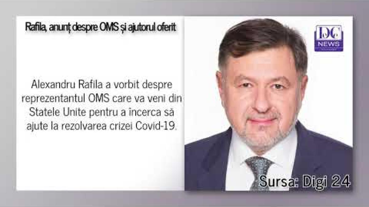 Rafila, despre asistența tehnică a OMS pentru România. Vine din SUA să ajute la rezolvarea crizei