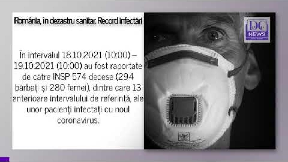 Peste 570 de decese Covid-19 în 24 de ore. Alți 19.000 de oameni, infectați - 19 octombrie 2021