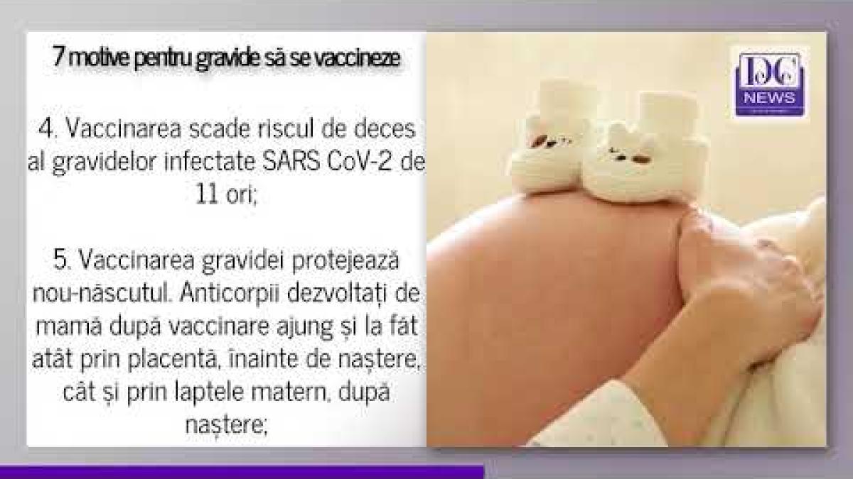 7 motive pentru gravide să se vaccineze împotriva Covid-19