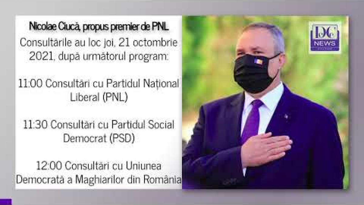 Nicolae Ciucă este premierul propus de PNL