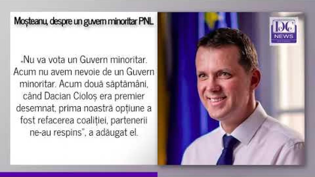 Moșteanu spune că USR reintră în coaliție dacă Iohannis recunoaște că „s-a înșelat cu PSD-ul”