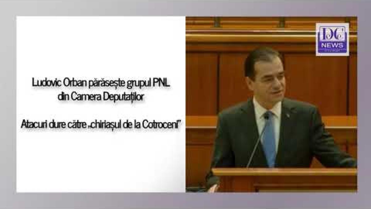 Orban părăsește grupul parlamentar PNL. Atacuri la „chiriașul de la Cotroceni” în timpul discursului