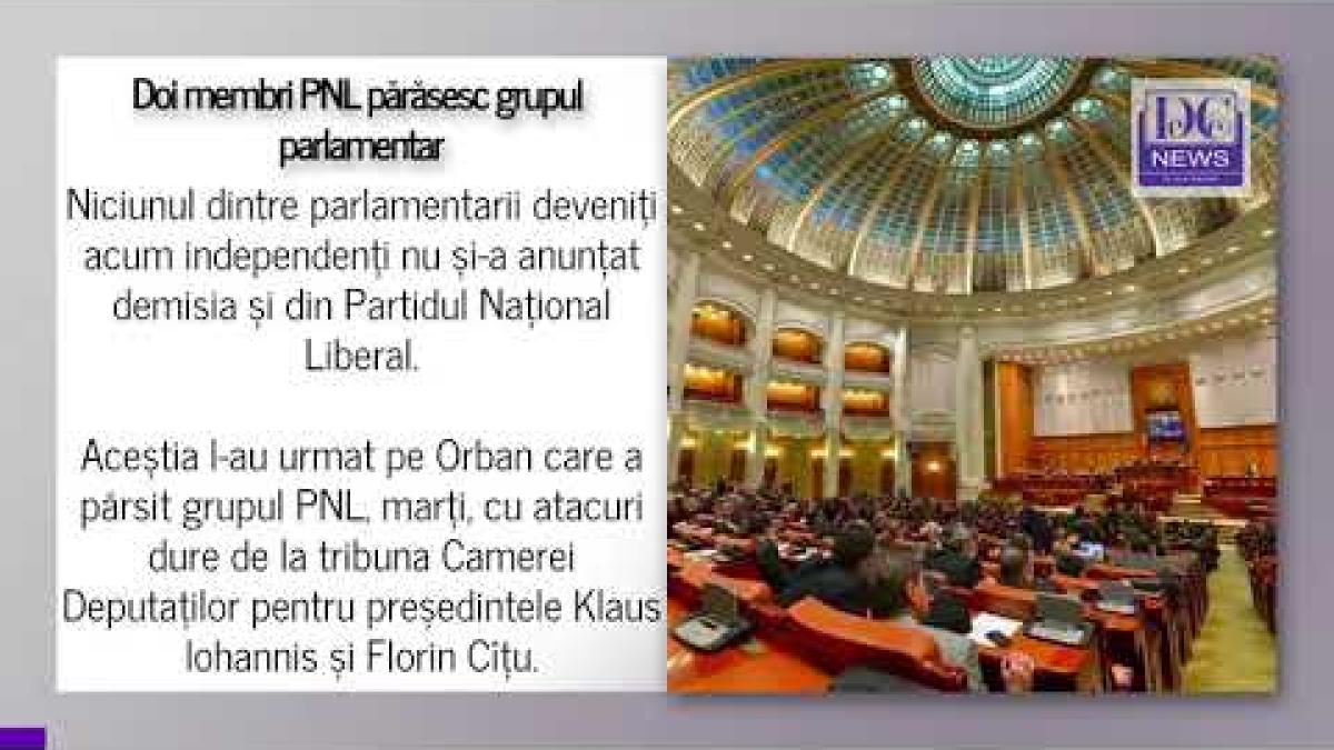 Alți doi PNL-iști l-au urmat pe Orban și au părăsit grupul parlamentar. S-au plâns de Iohannis