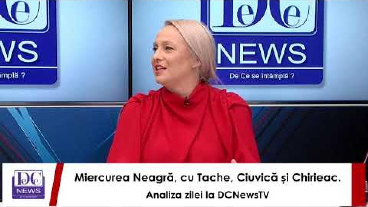 Miercurea Neagră, cu Chirieac, Ciuvică și Tache  Analiza zilei la DCNewsTV