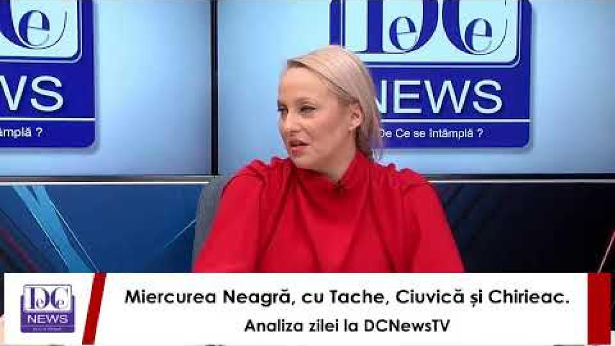 Miercurea Neagră, cu Chirieac, Ciuvică și Tache. Analiza zilei la DCNewsTV