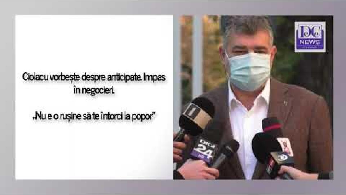 Impas în negocierile PNL-PSD. Ciolacu, despre anticipate: Nu e nicio rușine să te întorci la popor
