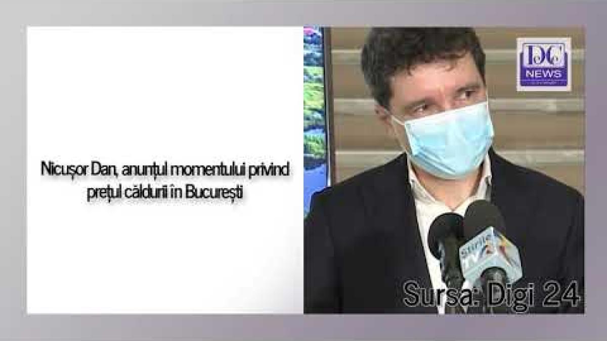 Nicușor Dan face anunțul momentului despre prețul căldurii în Capitală. Conferință de presă