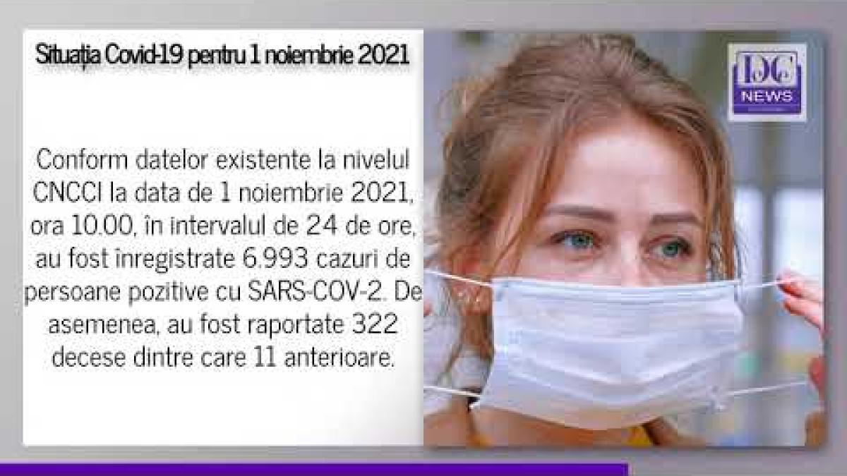 Situația Covid-19 pentru 1 noiembrie 2021. O altă zi cu mulți morți