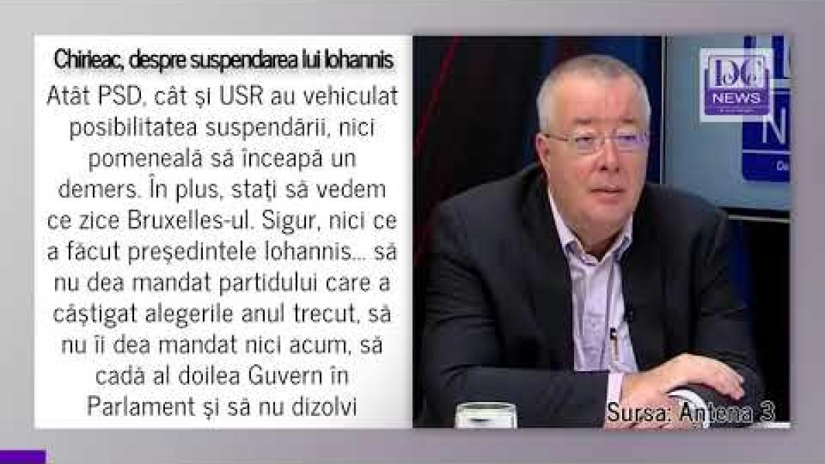 SUSPENDARE Iohannis, ce șanse are AUR? Bogdan Chirieac: Bruxelles-ul este foarte atent!