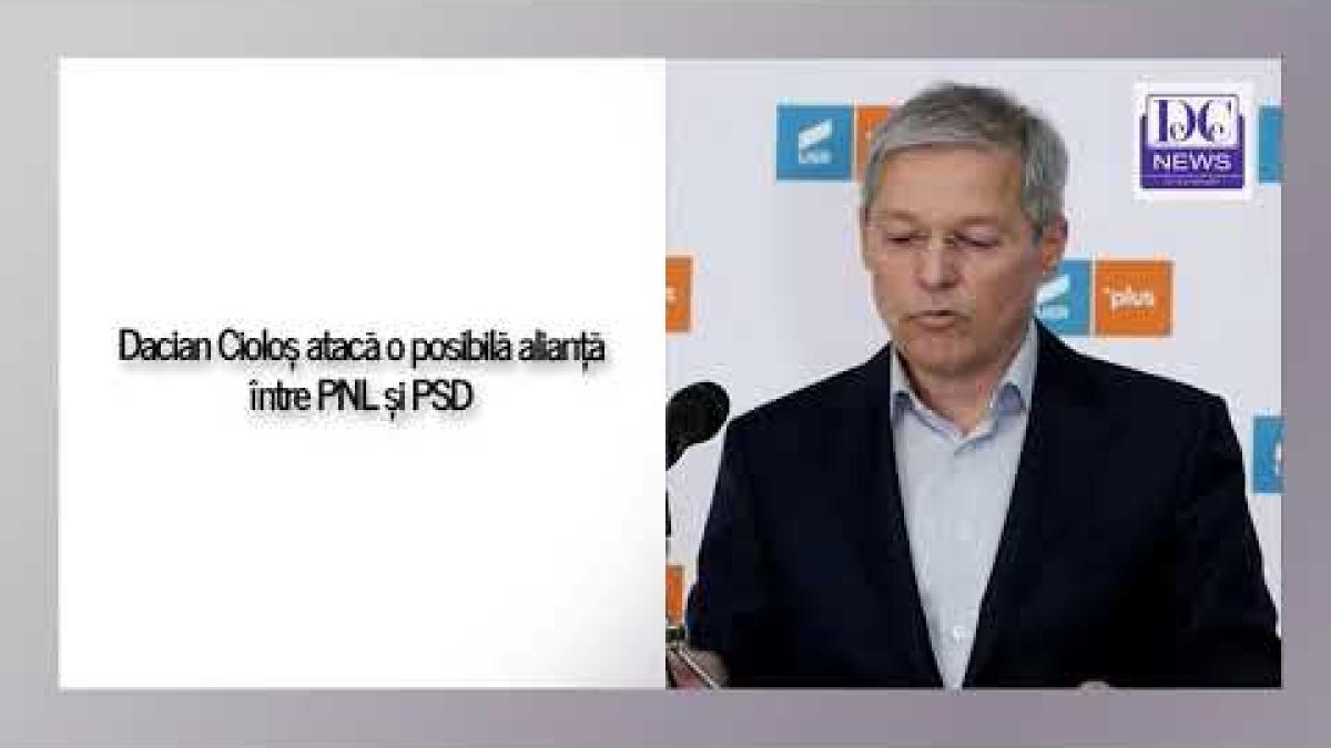 Dacian Cioloș atacă dur alianța PNL-PSD