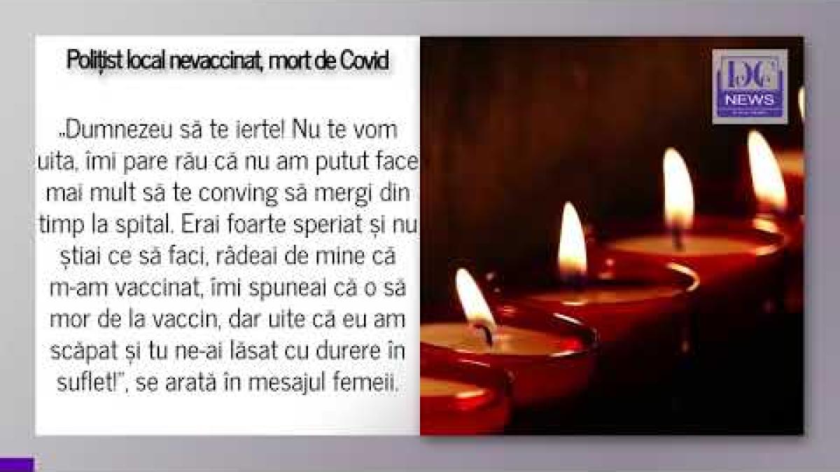 Polițist din Buzău, mort de Covid-19. Mesajul sfâșietor al unei prietene