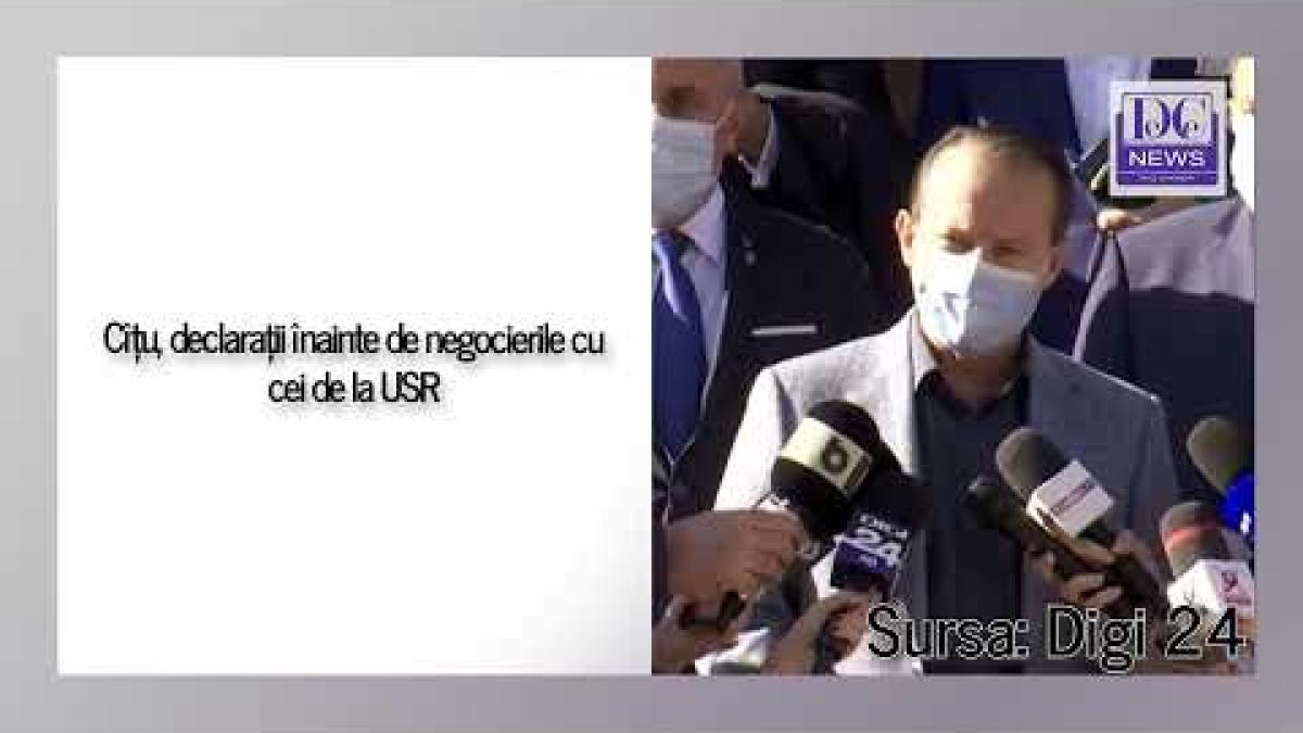Florin Cîțu, declarații înainte de negocierile cu USR. Următorul guvern se face în jurul PNL