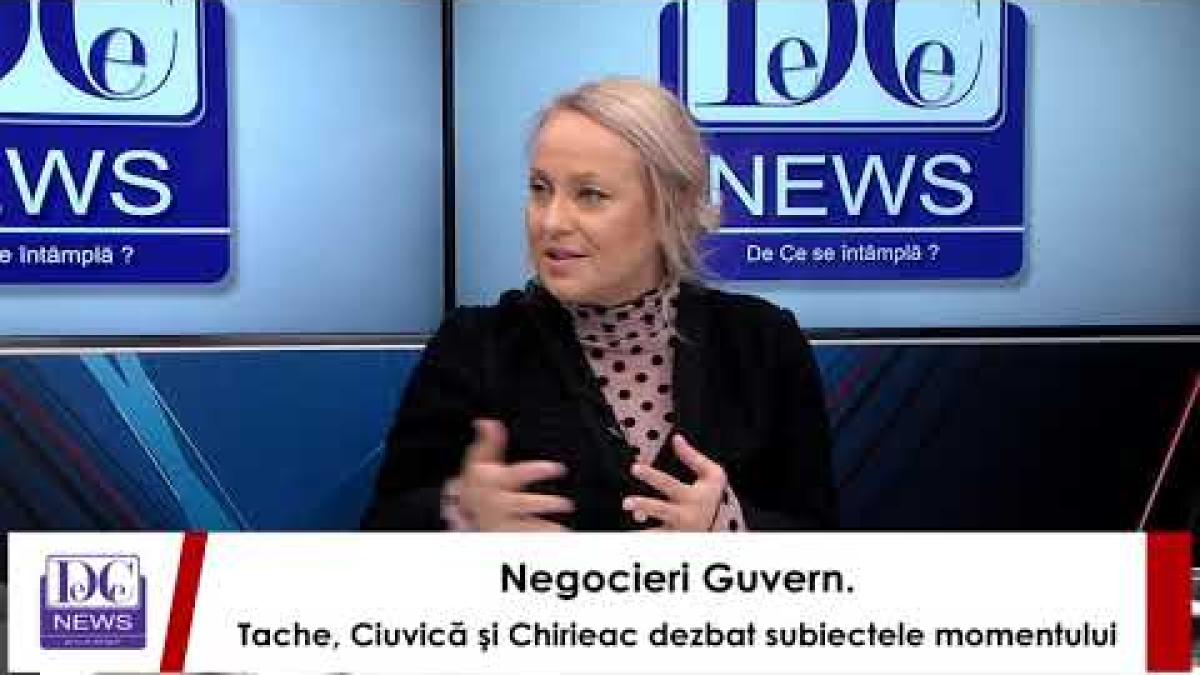 Negocieri Guvern. Tache, Ciuvică şi Chirieac dezbat subiectele momentului