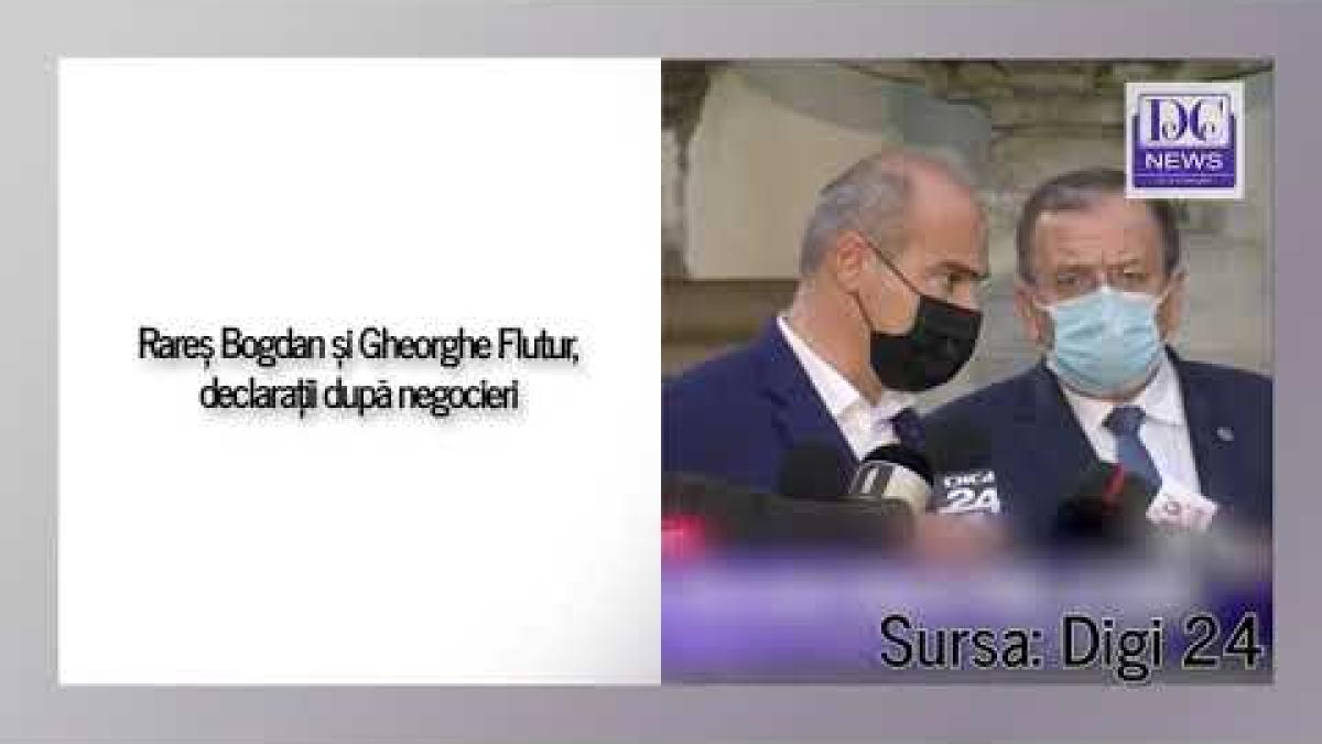 Rareș Bogdan și Gheorghe Flutur, declarații după negocieri