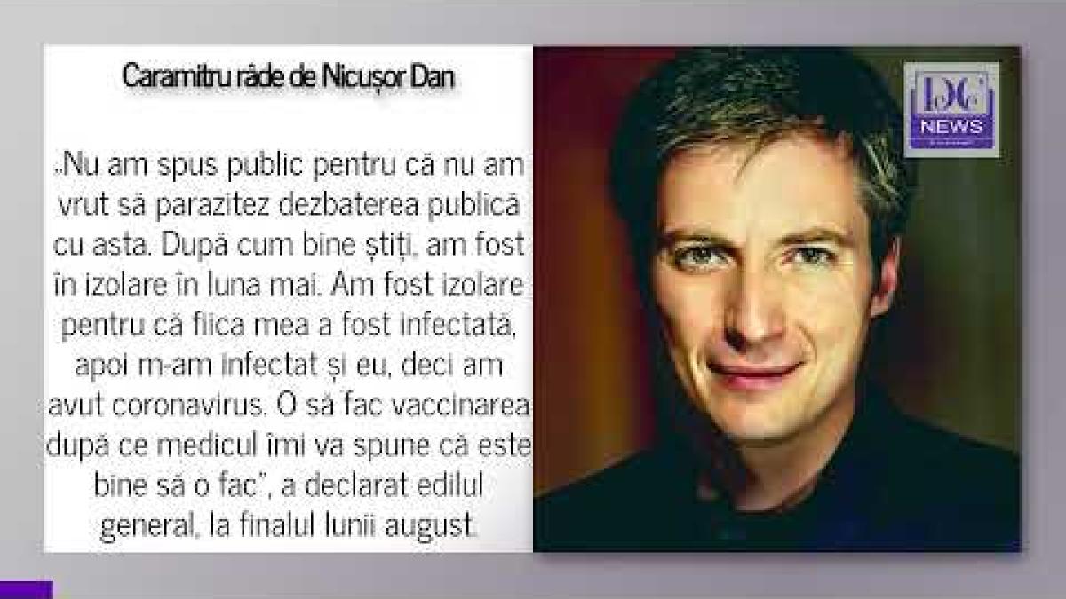 Caramitru face mișto de Nicușor Dan: Până şi Floricica Dansatoarea e vaccinată