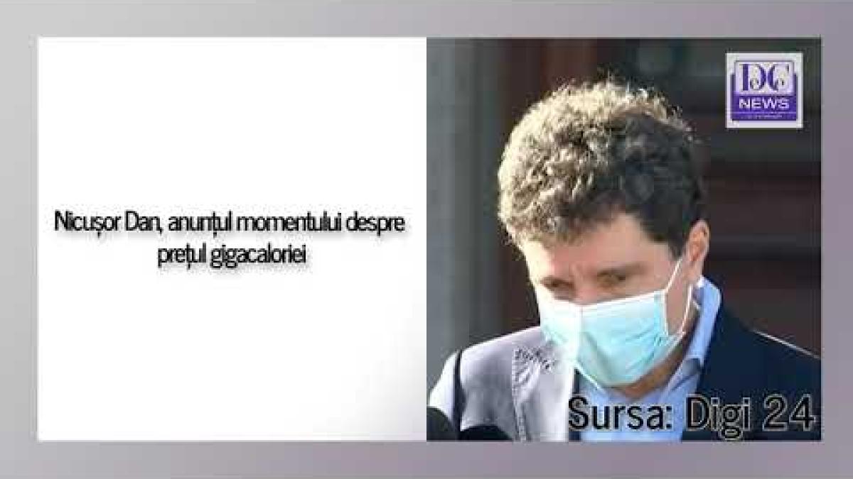 Nicușor Dan, anunț despre prețul gigacaloriei