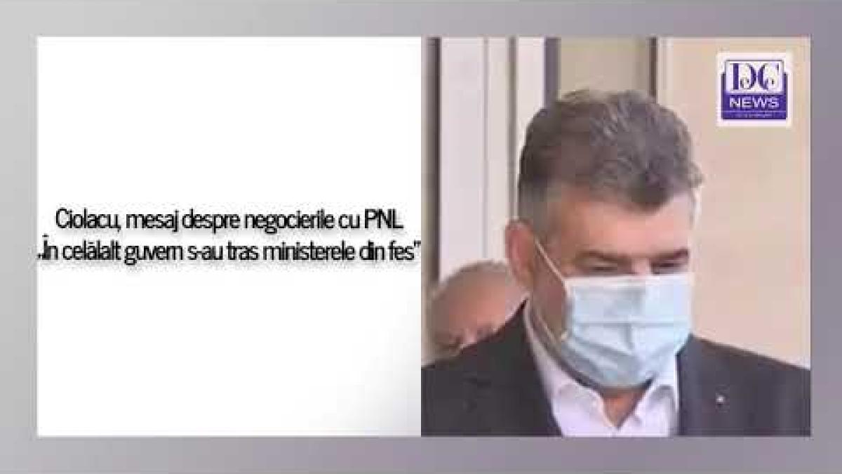 Ciolacu, mesaj despre negocierile cu PNL. „În celălalt guvern s-au tras ministerele din fes”