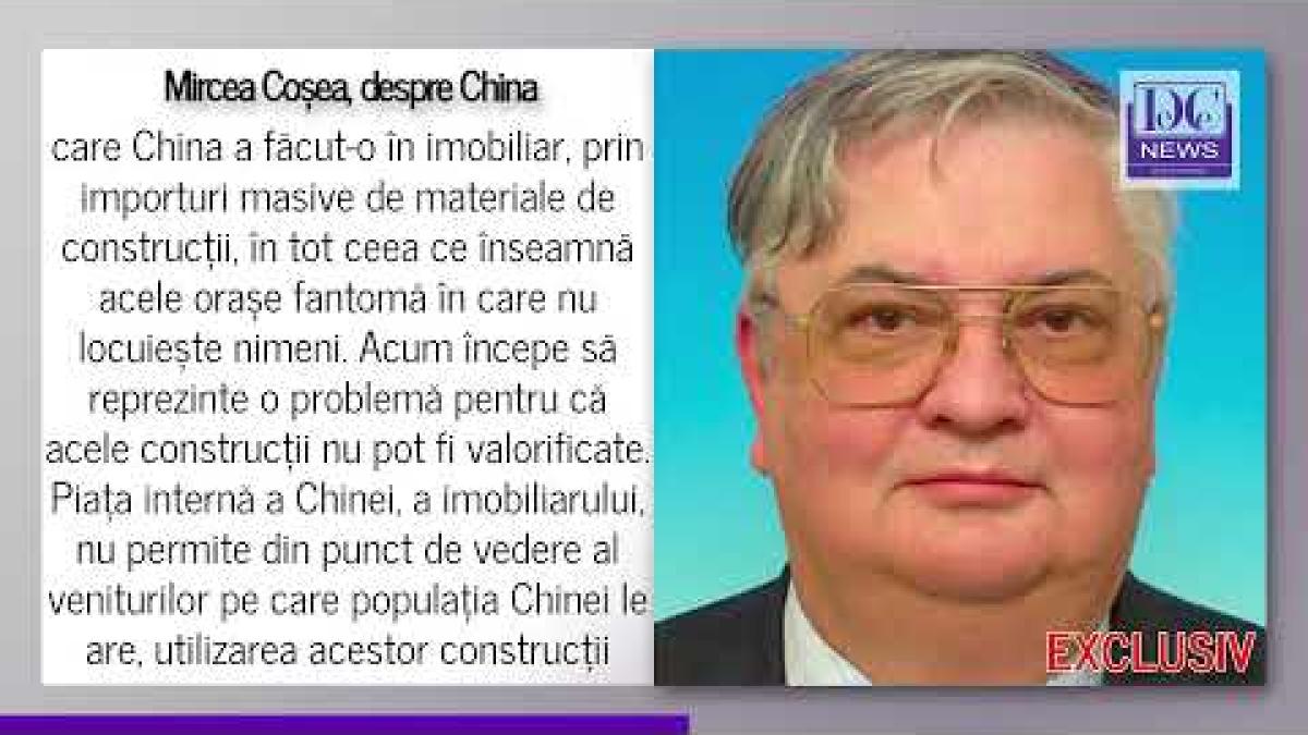 Colapsul din China aruncă în aer piața imobiliară globală. Coșea: Vor fi efecte în toate țările