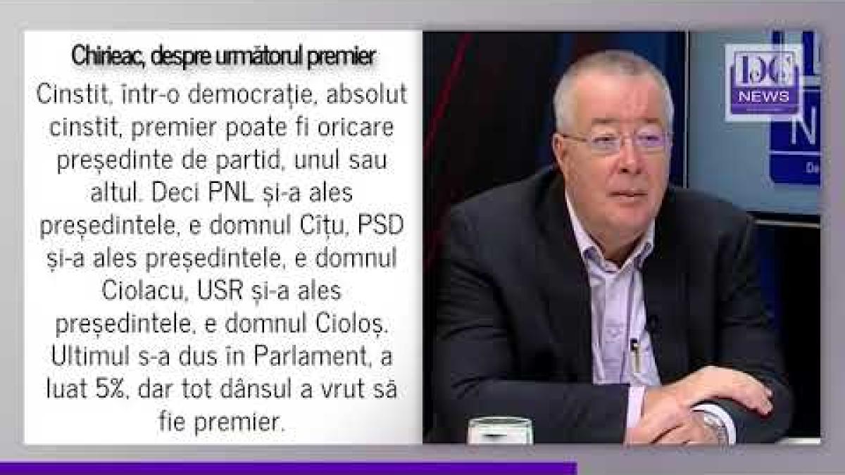 Chirieac, scenariu tare. De ce PNL l-ar prefera mai degrabă premier pe Ciolacu decât pe Ciucă
