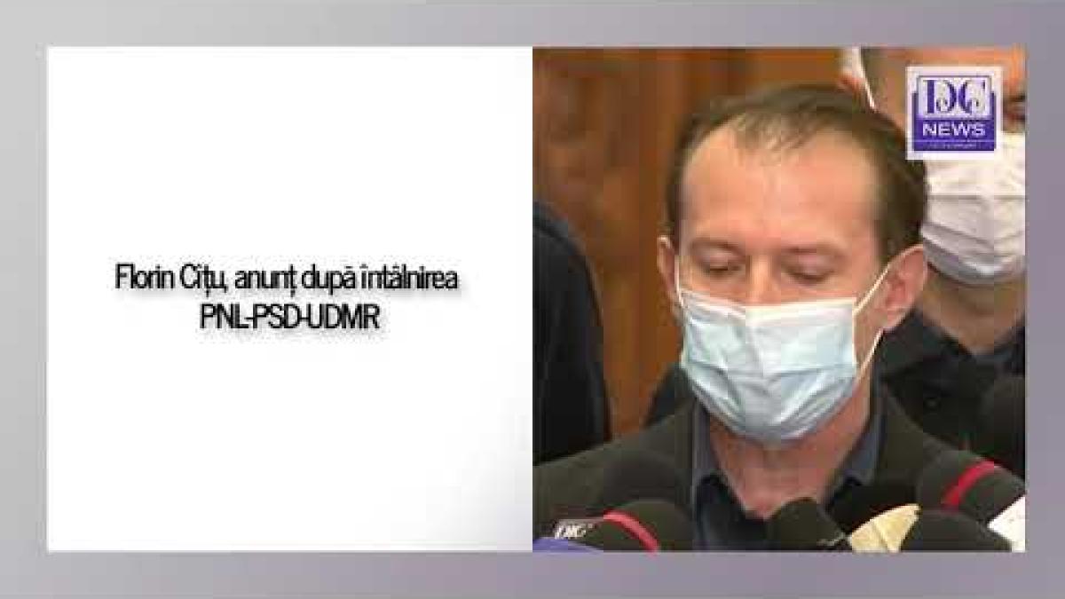 Florin Cîțu, anunț după întâlnirea PNL-PSD-UDMR