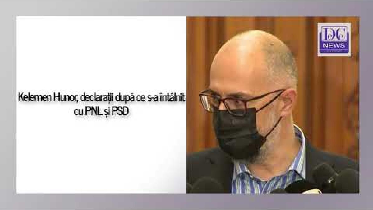 Kelemen Hunor, declarații după întâlnirea cu PNL și PSD