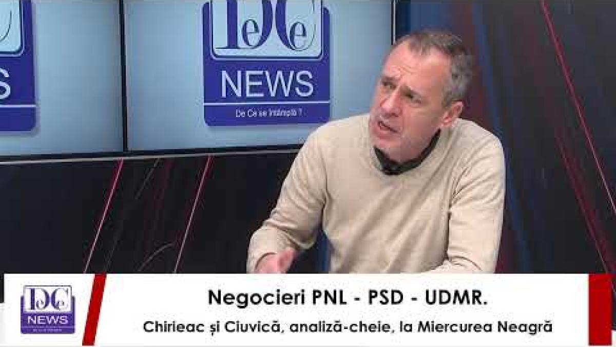 Negocieri PNL - PSD - UDMR. Chirieac și Ciuvică, analiză-cheie, la Miercurea Neagră