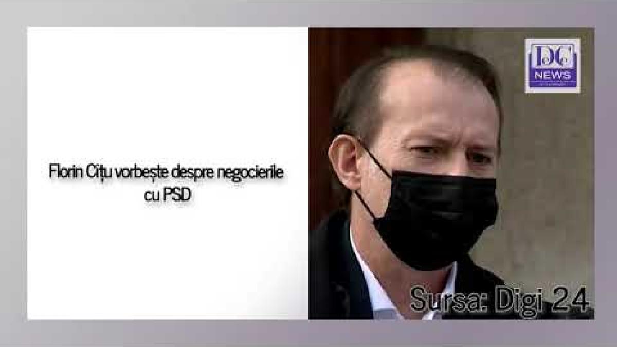 Florin Cîțu explică cum merg negocierile cu PSD. Cine va fi premier