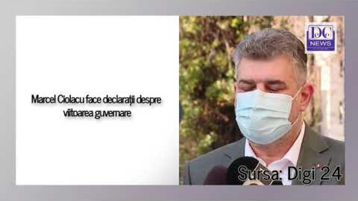 Marcel Ciolacu, declarații la sediul PSD despre guvernare. „Vrem o coaliție stabilă”