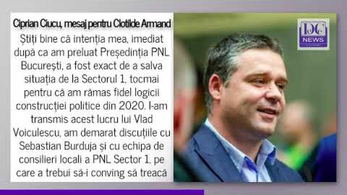 Ciucu, mesaj pentru Armand: Nu m-ați convins, doriți doar țapi ispășitori pentru lipsa realizărilor