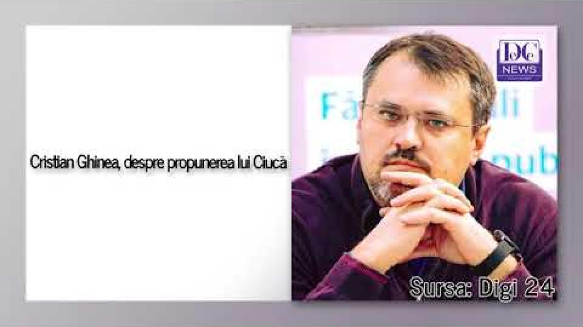 Cristian Ghinea, reacție după ce PNL l-a propus pe Ciucă premier
