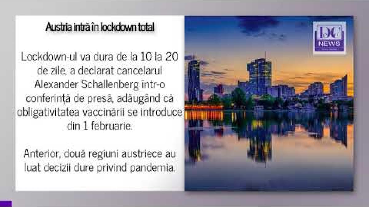 Austria impune lockdown total. Vaccinații sunt și ei vizați