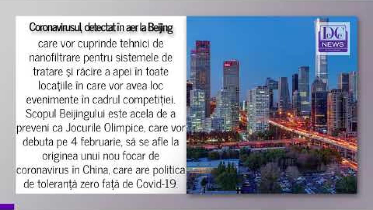 Coronavirusul va putea fi depistat în aer la Jocurile Olimpice de la Beijing din 2022
