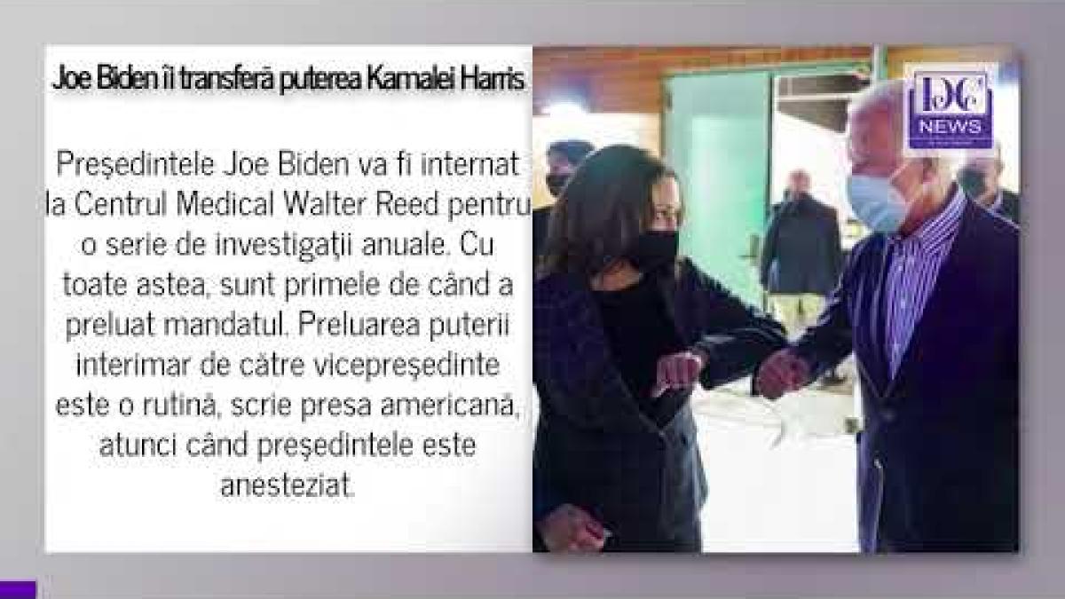 Joe Biden îi transferă puterea Kamalei Harris