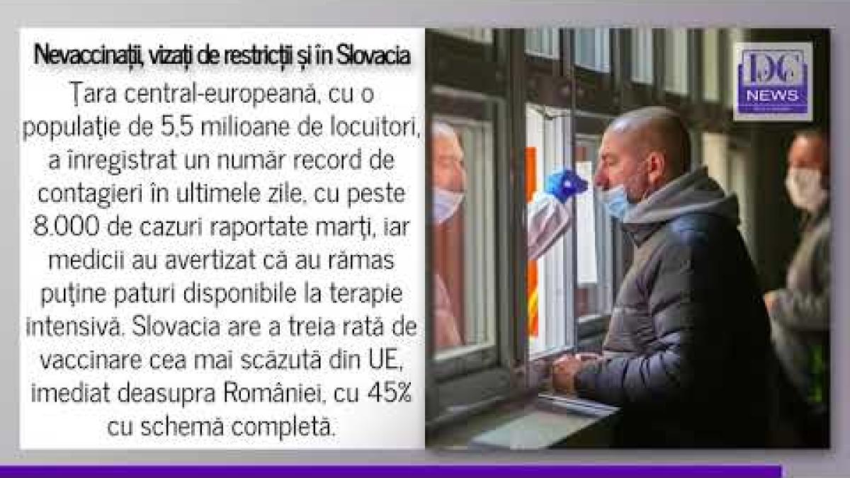 Nevaccinații, vizați de restricții și în Slovacia
